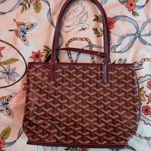 Goyard Plum Tote Bag